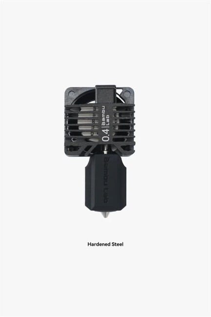 Bambu Lab Complete Hotend Assembly With Hardened Steel Nozzle 0.4 Mm X1E - 1