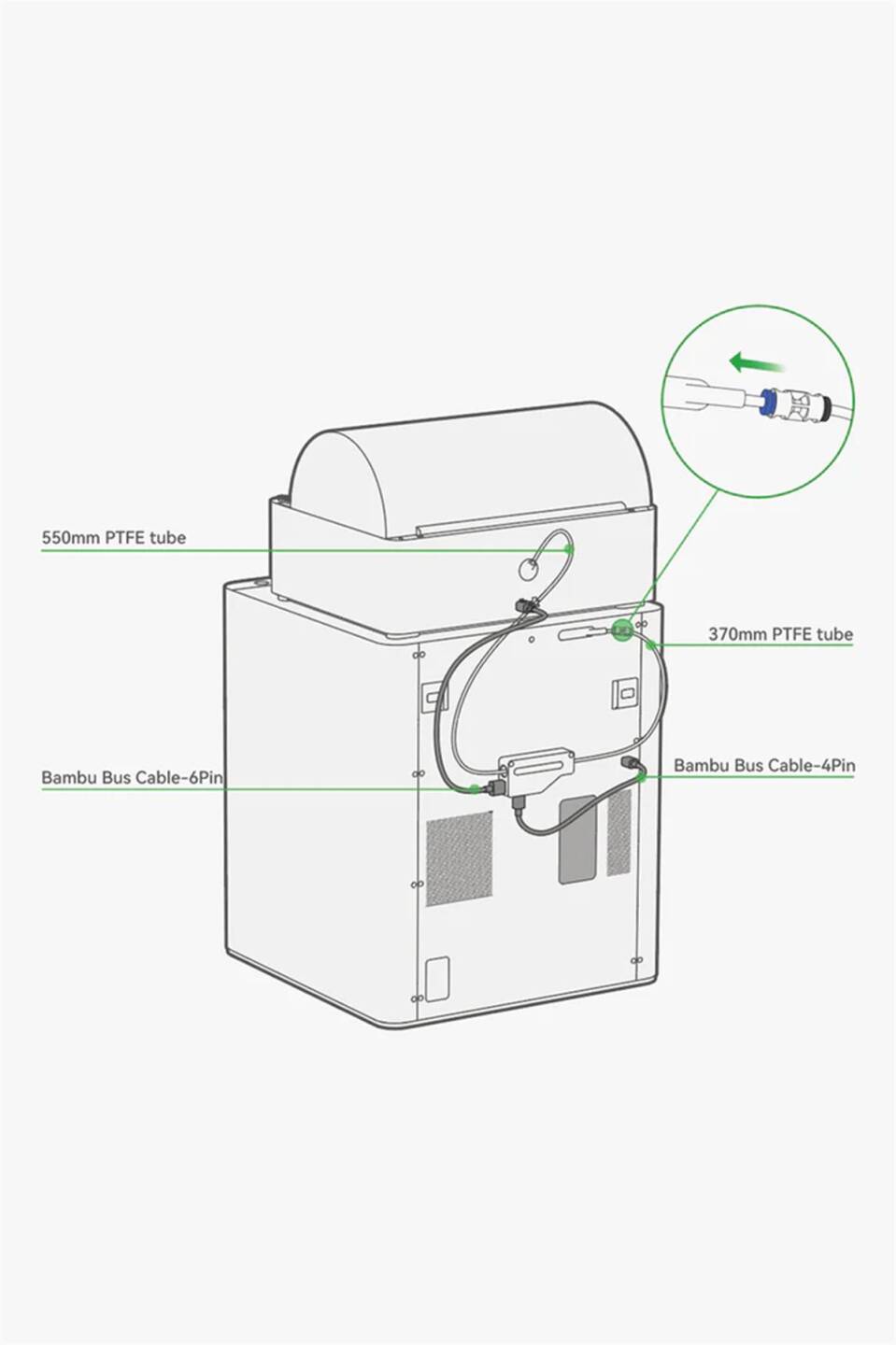 Bambu Lab Filament Buffer P1P-P1S-X1C - 4