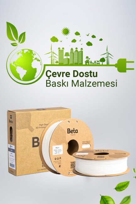 Beta PLA+ Filament Beyaz 1 KG - 8