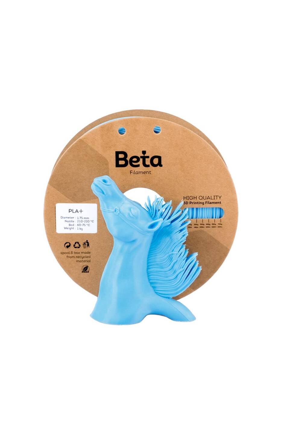 Beta PLA+ Filament Sky Blue - 1