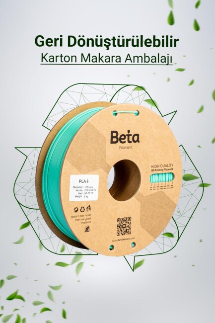 Beta PLA+ Filament Su Yeşili 1 KG - 8