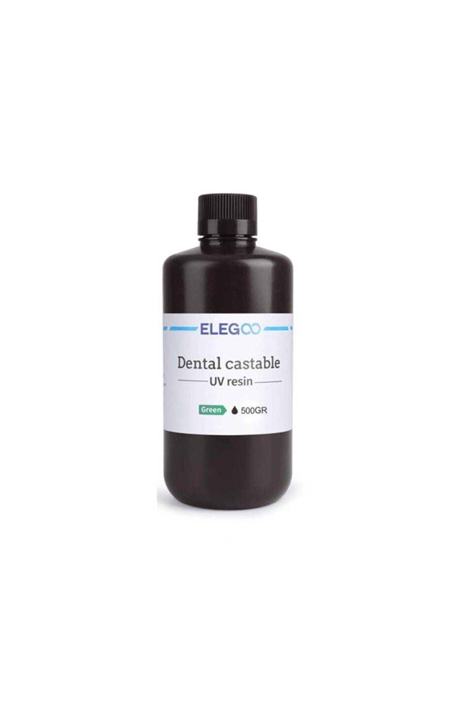 ELEGOO Dental Castable UV Reçine 0.5 Kg - Yeşil - 1