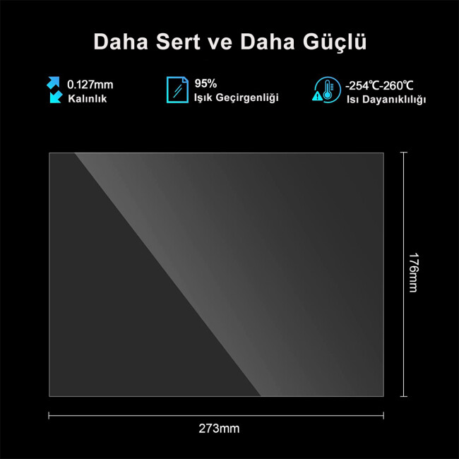 ELEGOO PFA Release Liner Film 5 Adet - Saturn2/8K - 4