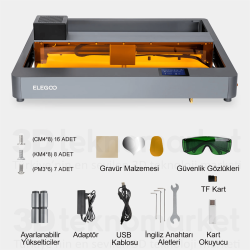 ELEGOO Phecda 20 Watt Lazer Gravür ve Kesici - 6