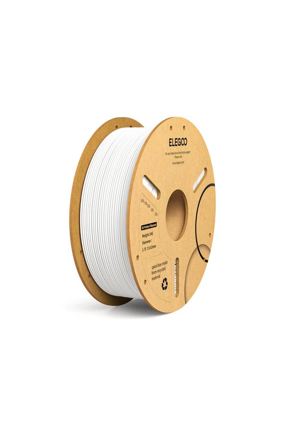 ELEGOO PLA Filament Beyaz 1Kg - 1