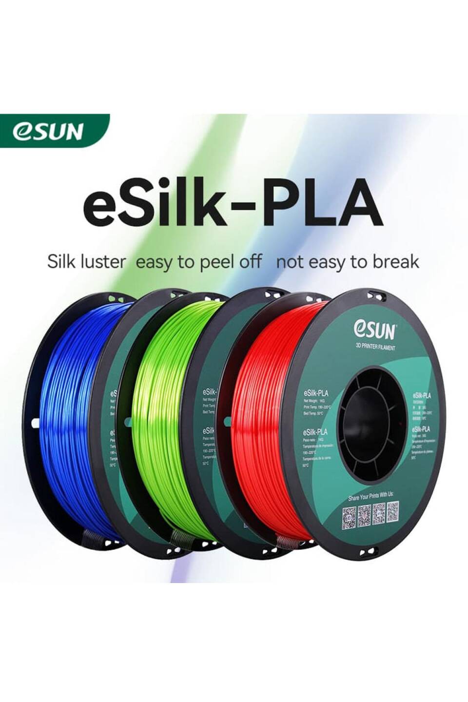 Esun Esilk-PLA Filament Koyu Sarı - 2