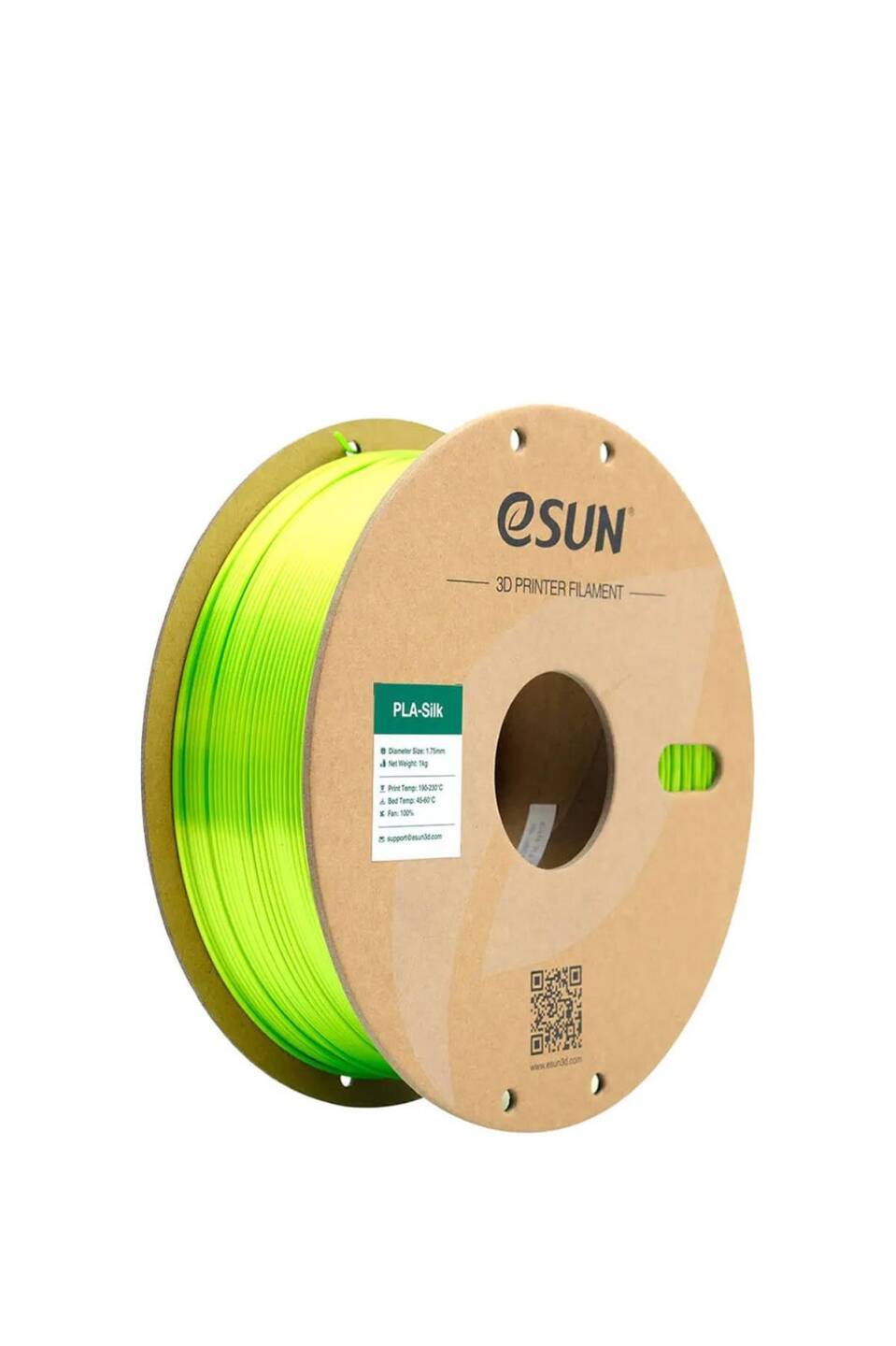 Esun Esilk-PLA Filament Lime - 1