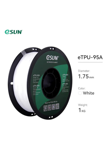 Esun Etpu-95A Filament Beyaz - 2