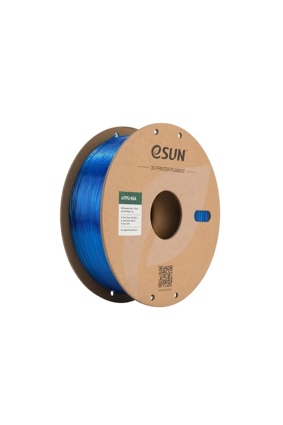 Esun Etpu-95A Filament Transparan Mavi - 1