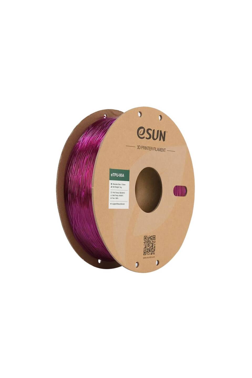 Esun Etpu-95A Filament Transparan Mor - 1