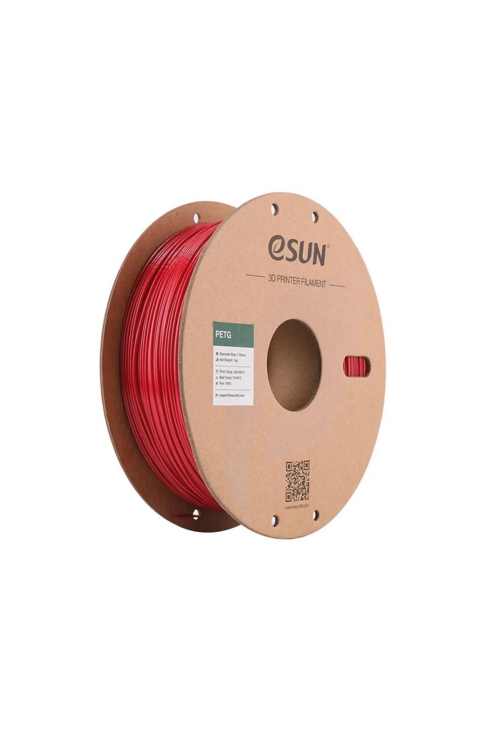 Esun PETG Filament Fire Engine Red - 1