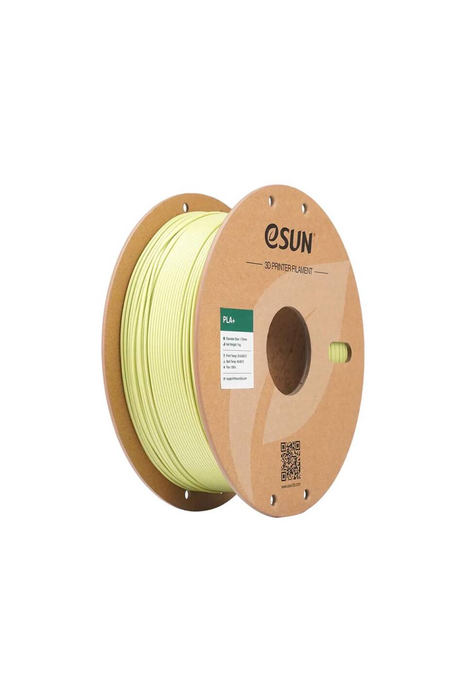 Esun PLA+ Filament Mustard Green - 1
