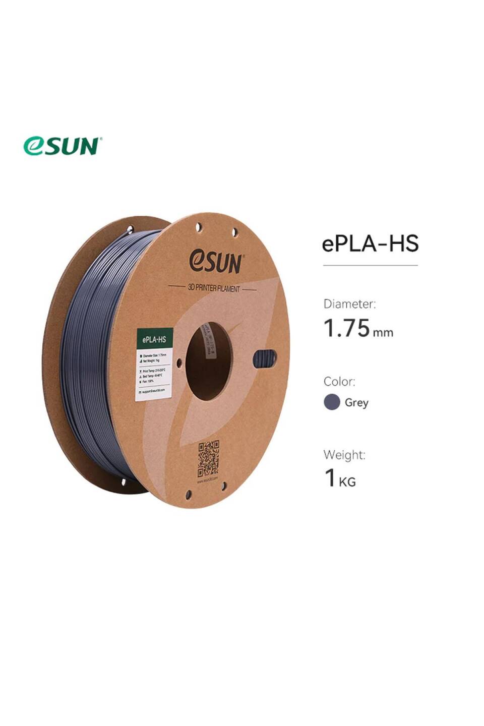 Esun PLA-HS Filament Gri - 2