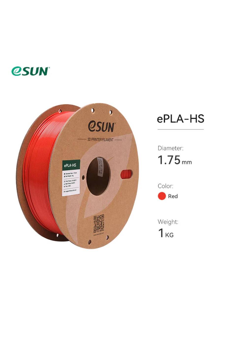 Esun PLA-HS Filament Kırmızı - 2