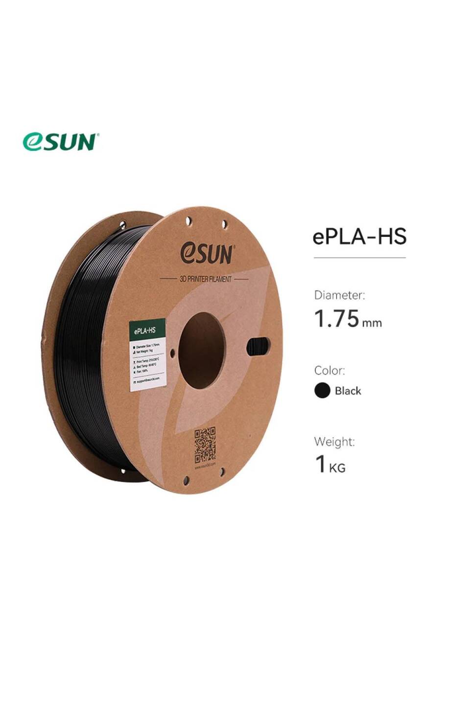 Esun PLA-HS Filament Siyah - 2