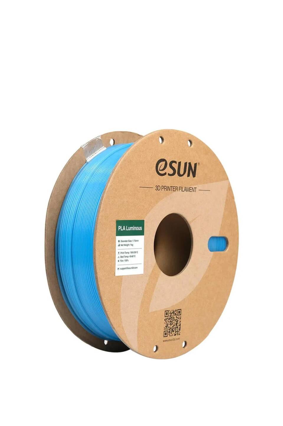 Esun PLA-Luminous Filament Blue - 1