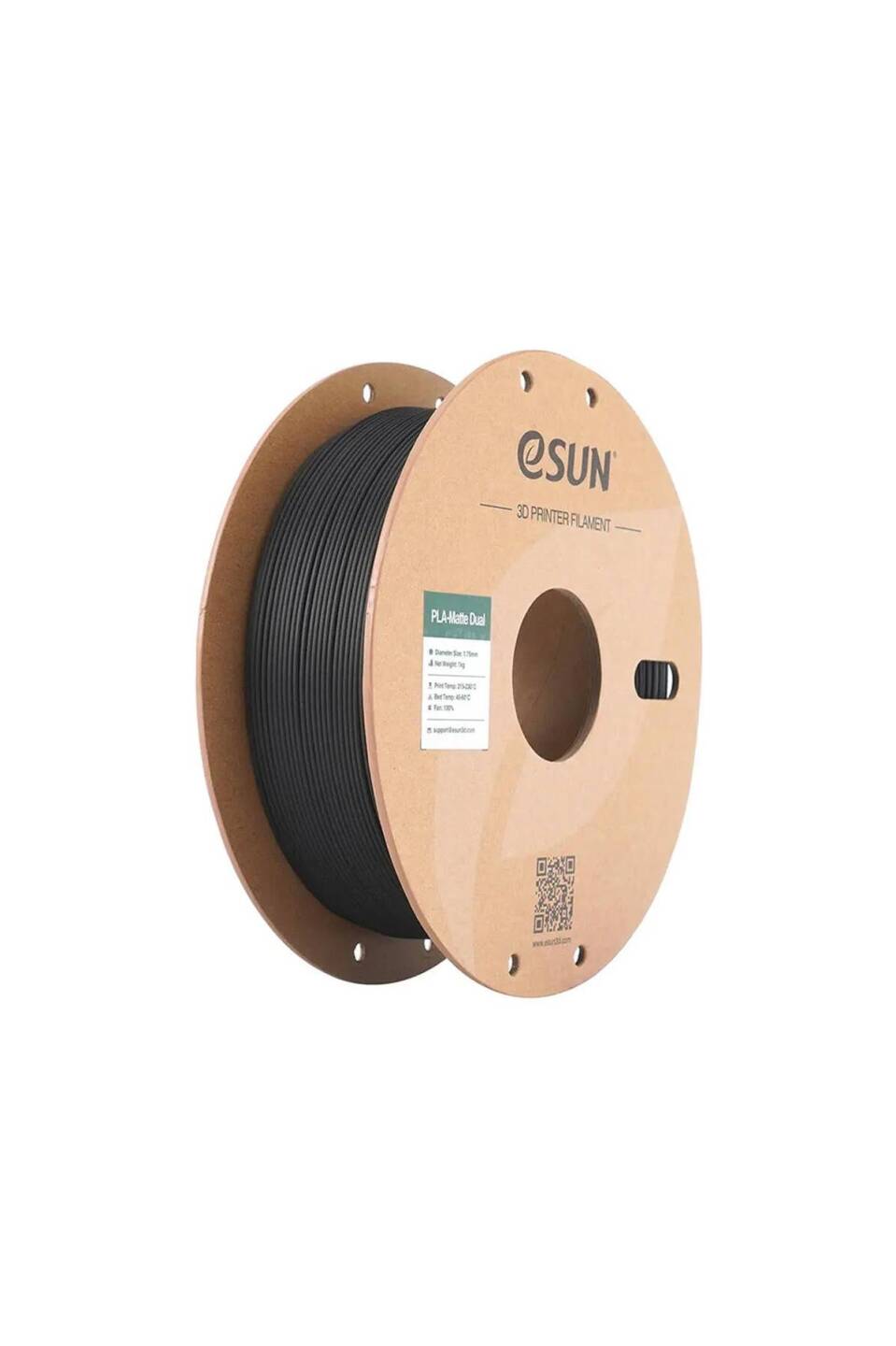 Esun PLA-Matte Filament Black-White - 1