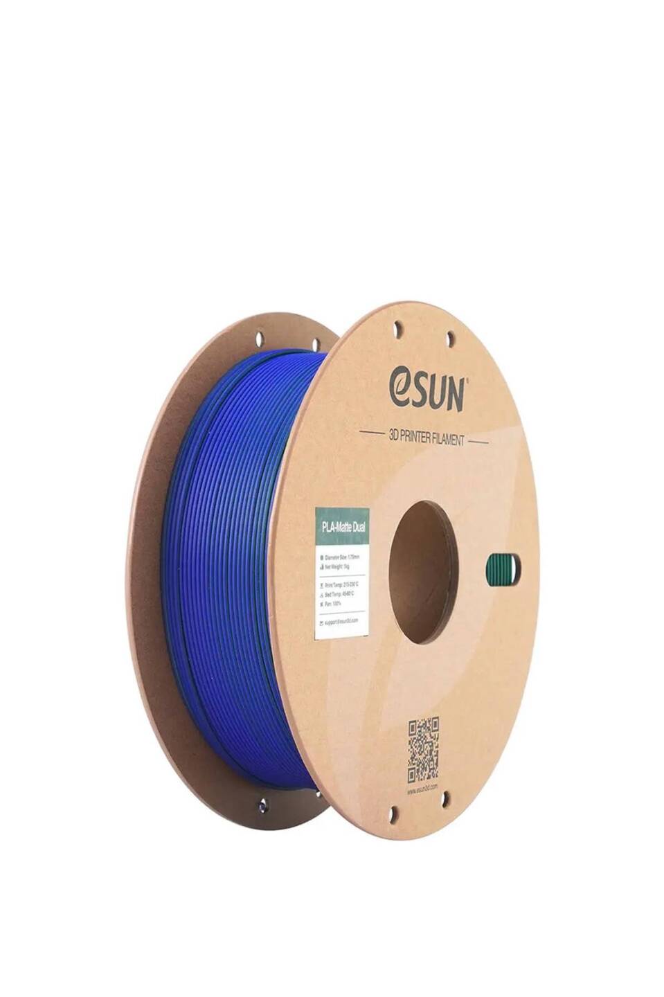 Esun PLA-Matte Filament Green-Blue - 1