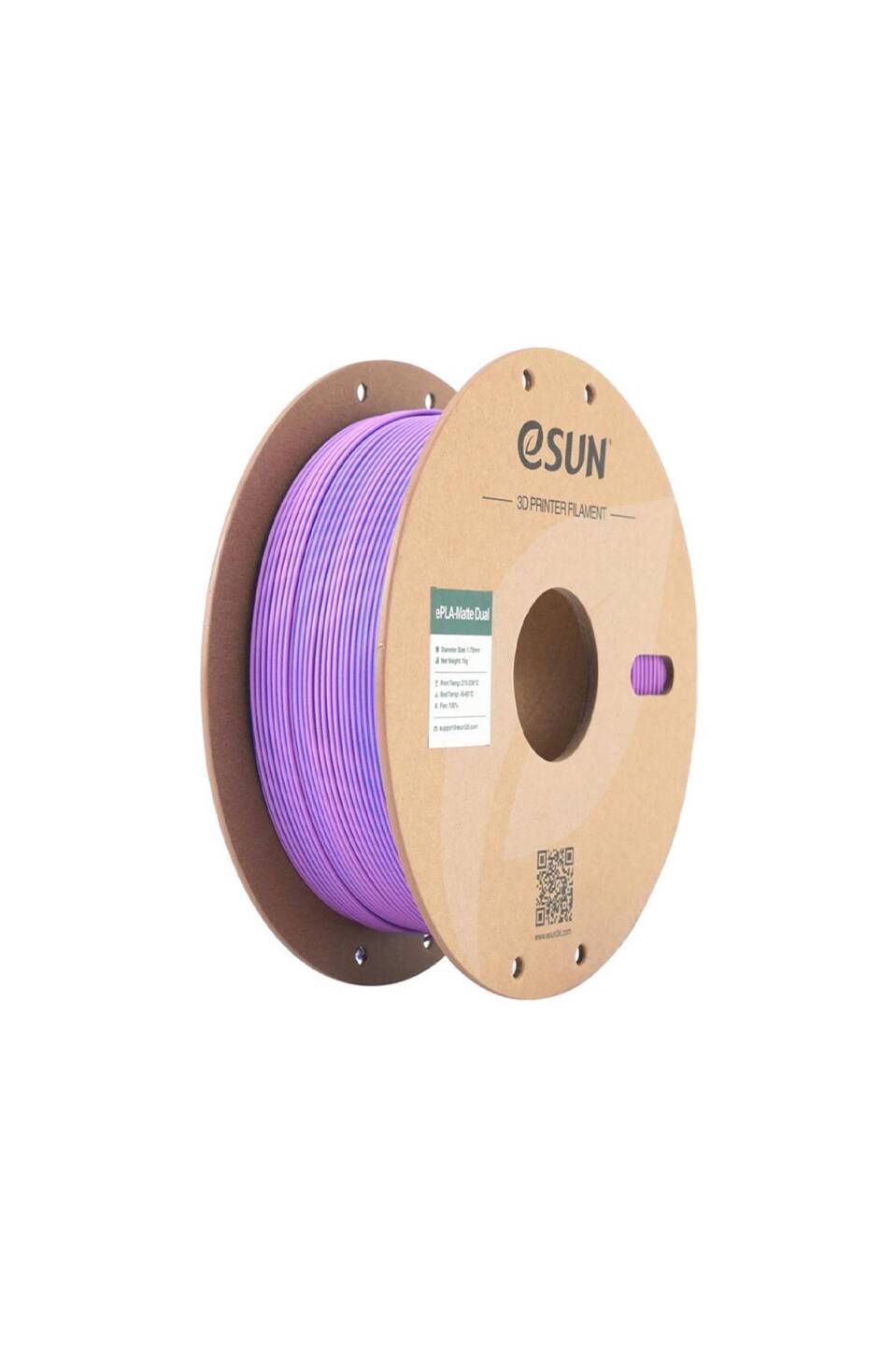 Esun PLA-Matte Filament Purple-Blue - 1