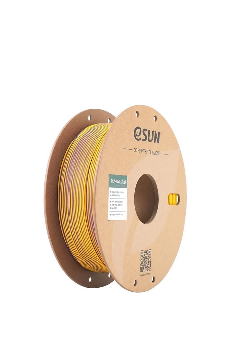 Esun PLA-Matte Filament Purple-Yellow - 1