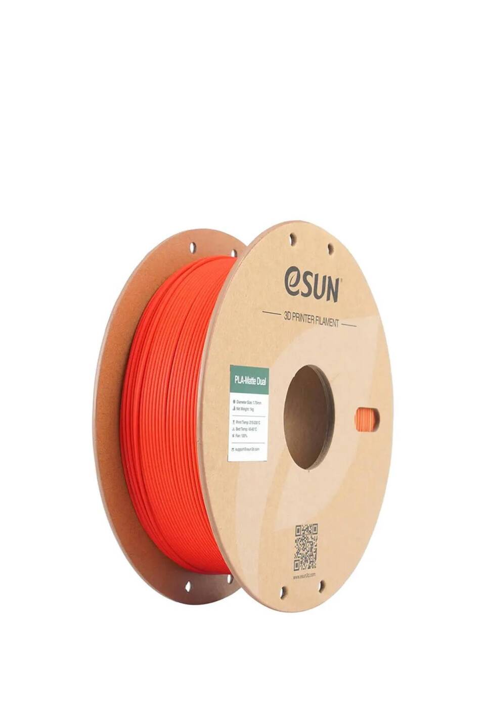 Esun PLA-Matte Filament Red-Yellow - 1