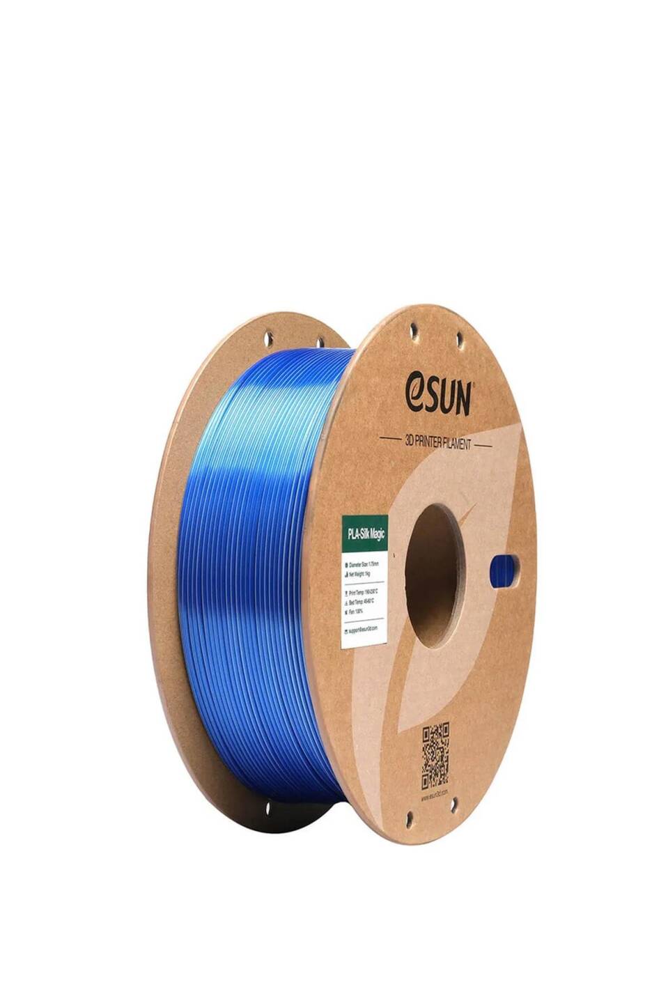 Esun PLA-Silk Magic Filament Blue-Silver - 1