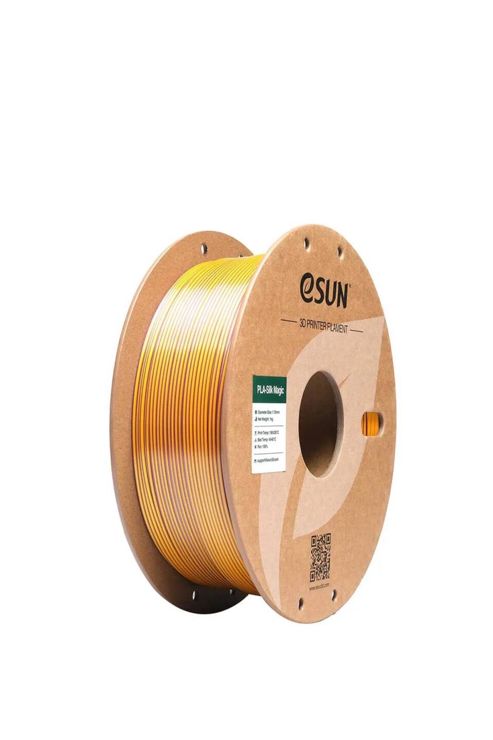 Esun PLA-Silk Magic Filament Purple-Gold - 1