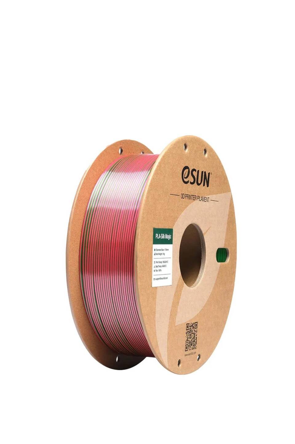 Esun PLA-Silk Magic Filament Red-Green - 1