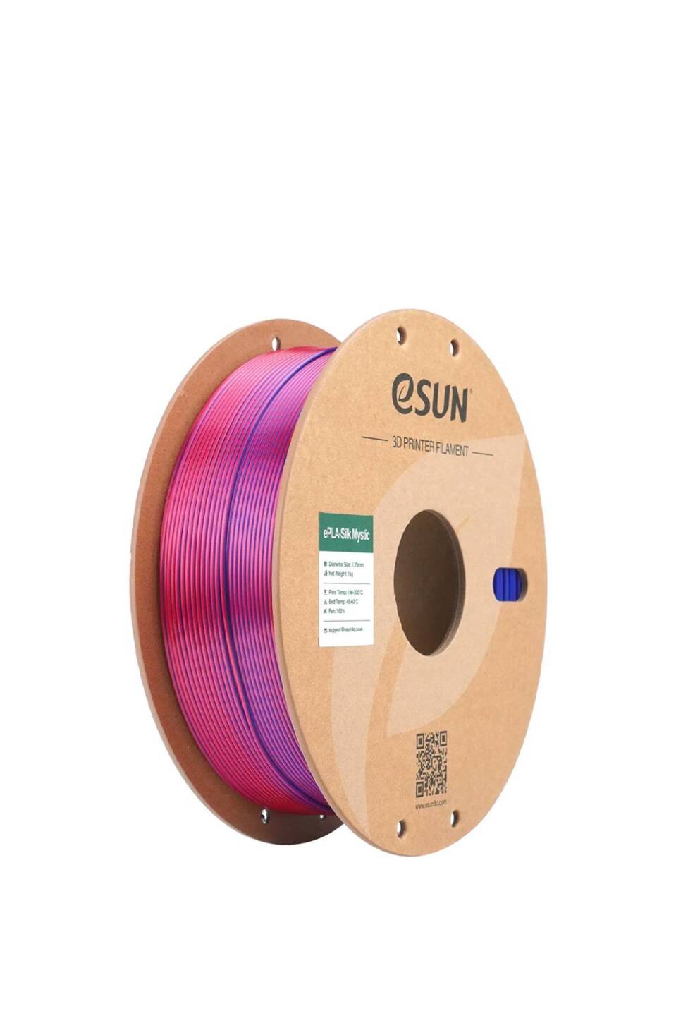 Esun PLA-Silk Mystic Filament Blue-Red-Purple - 1