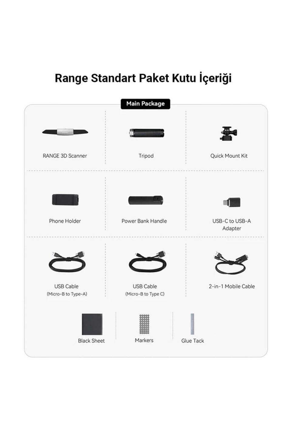 Revopoint RANGE Standard 3D Scanner - 3